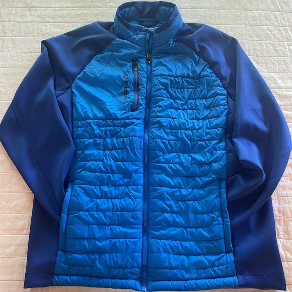 Sunice Other - Sunice Hamilton Hybrid Climaloft Lightweight Thermal Stretch Blue Jacket  Large
